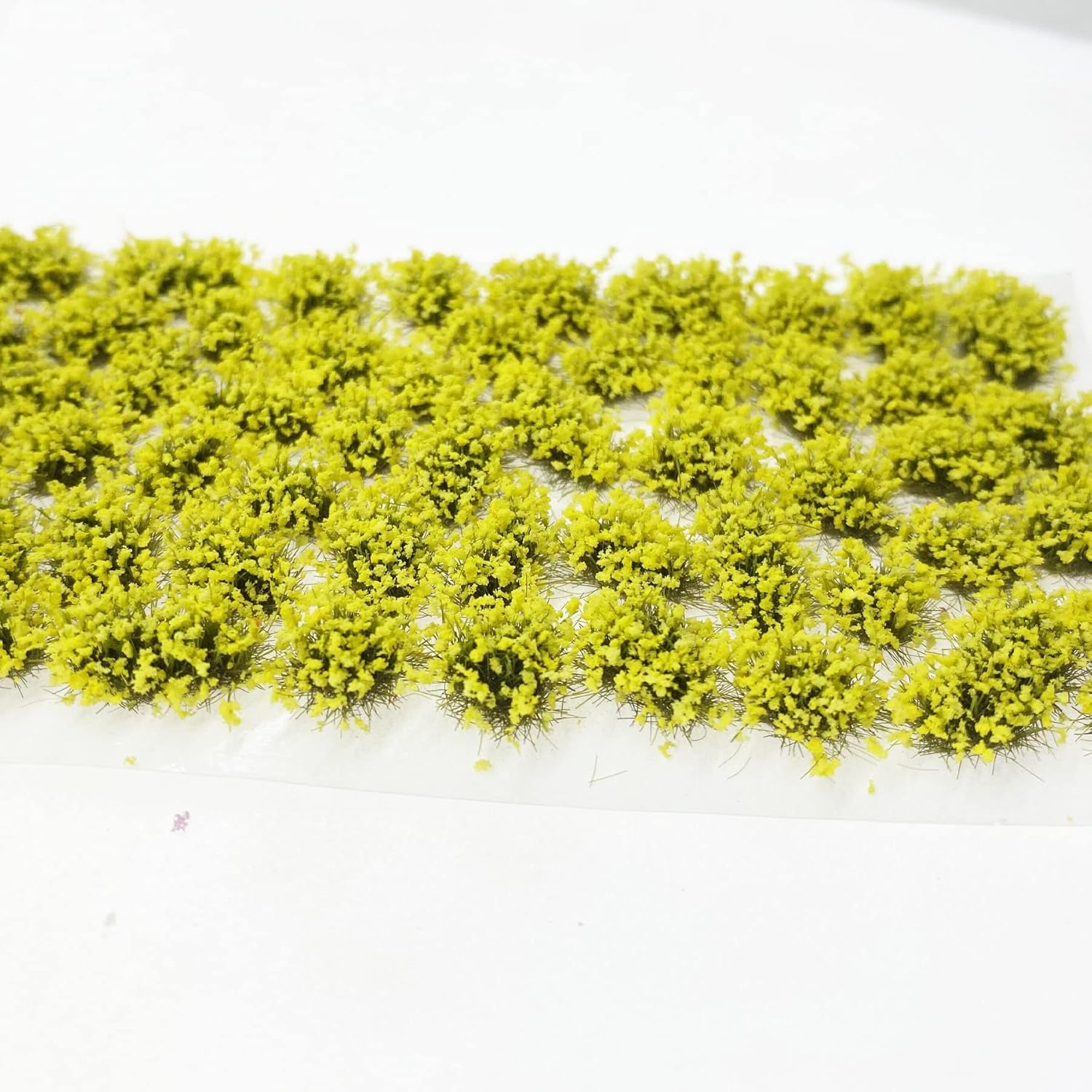 Cayway 159 PCS Static Grass Tufts Railway Artificial Grass 3 Color Bushy Tuft Flower Cluster Vegetation Groups for DIY Architecture Building Model Train Landscape Railroad Scenery