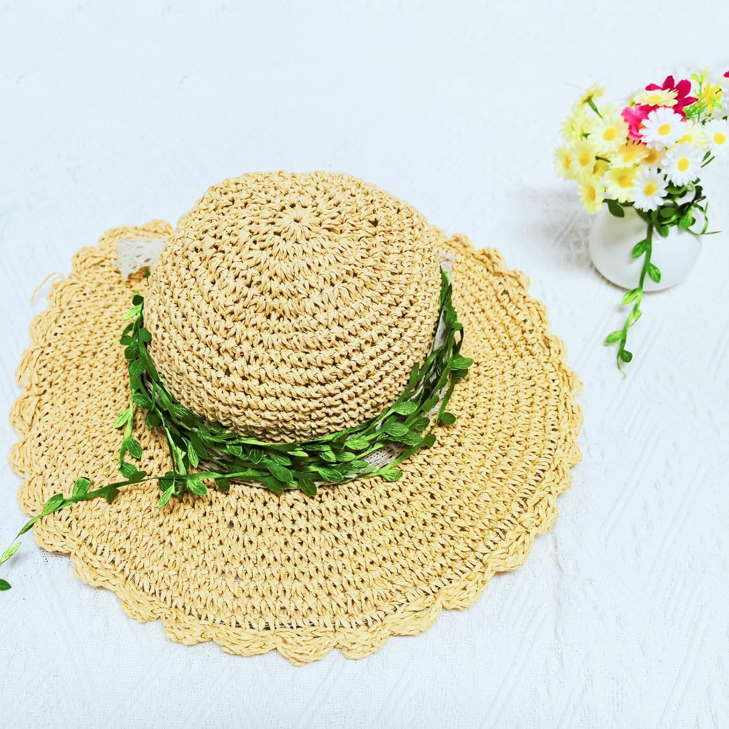 269ft Leaf Ribbon, Baby Shower Decorations Artificial Vines Leaf String Trim Ribbon for Decorative Jungle Wild Plant Green Home Wedding Party Balloon Garland Wreaths DIY Christmas Craft