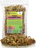 Premium Grade Sphagnum Moss by Gardenera - Organic Hand Mixed New Zealand Long Fibered Sphagnum Moss Orchid - 1 Quart