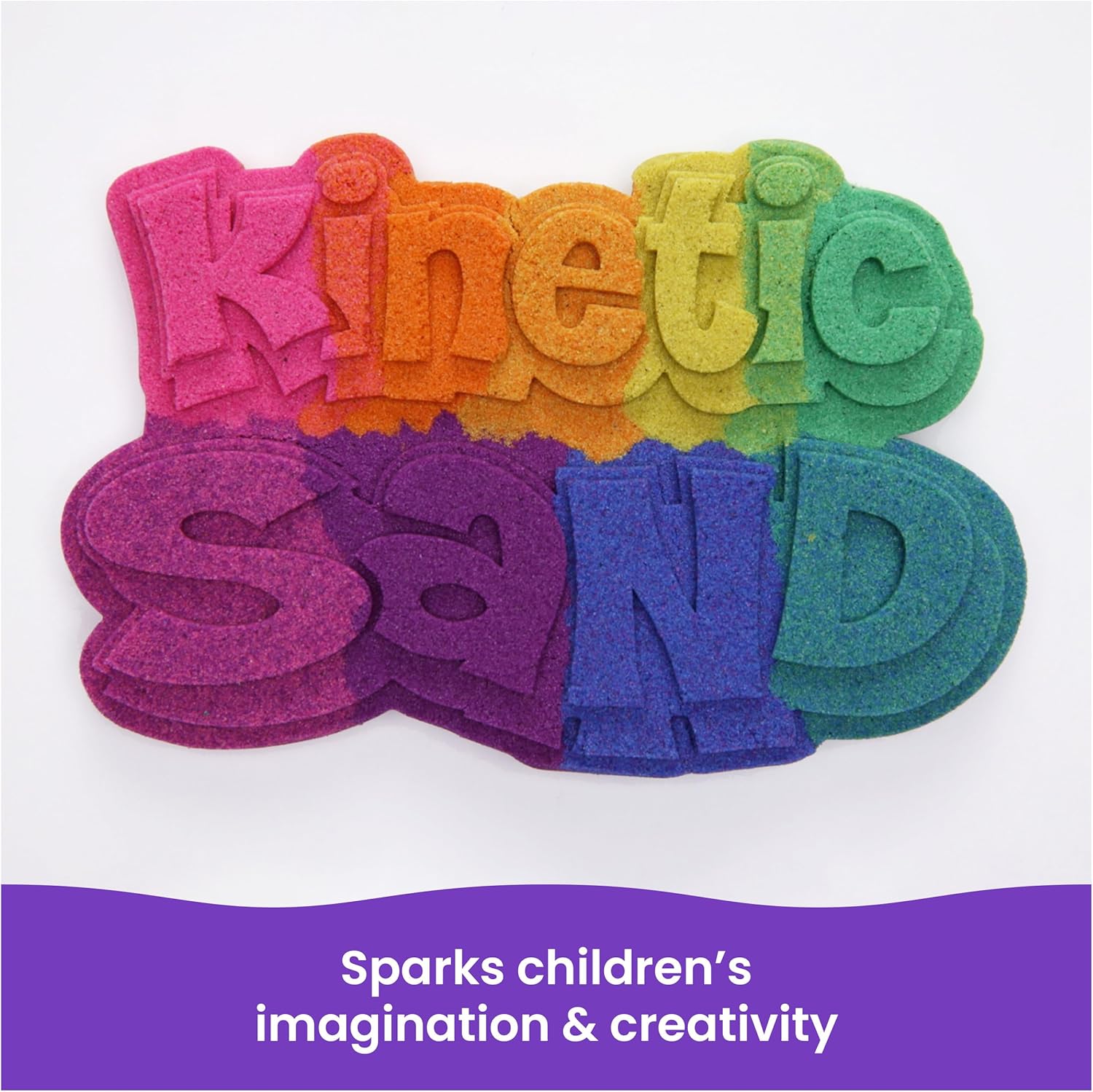 Kinetic Sand, 2lbs Pink Play Sand, Moldable Sensory Toys for Kids, Resealable Bag (Packaging May Vary), Holiday Gifts & Stocking Stuffers for Kids Ages 3 and up