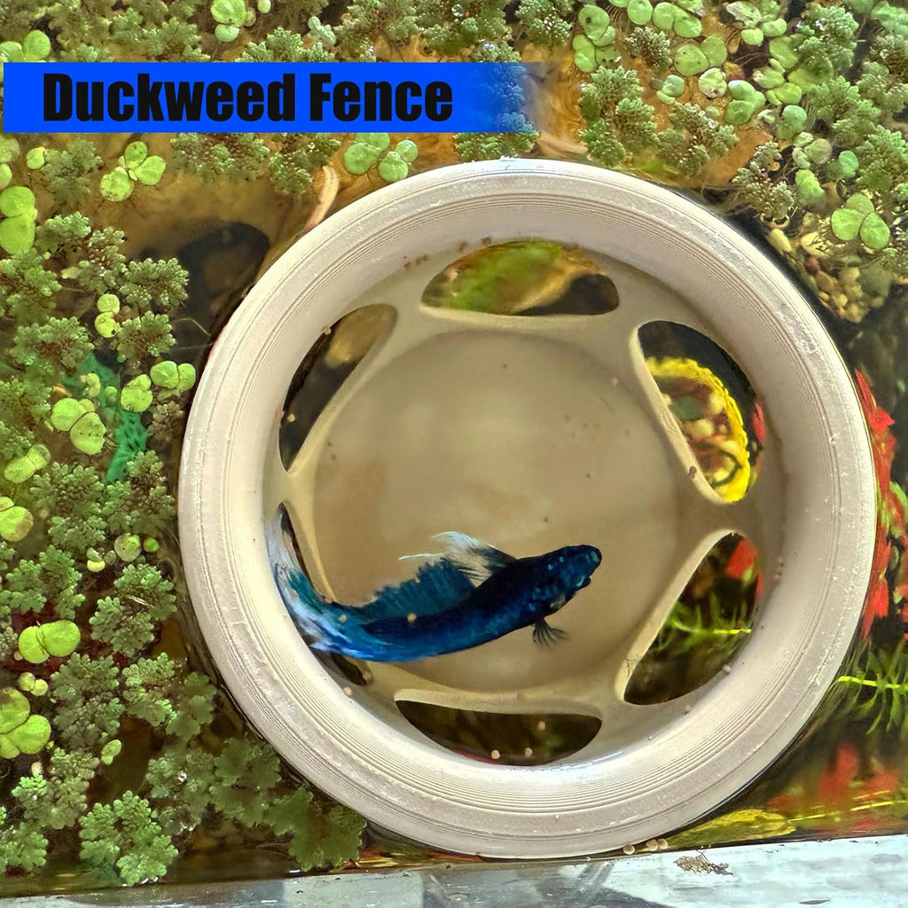 Floating Betta Fish Hideaway, Aquarium Suspended Resting Spot, Feeder for Small Fish and Shrimp, 3D Printed, Decorative Floating Cave Accessory for Aquariums. (Wood Color)
