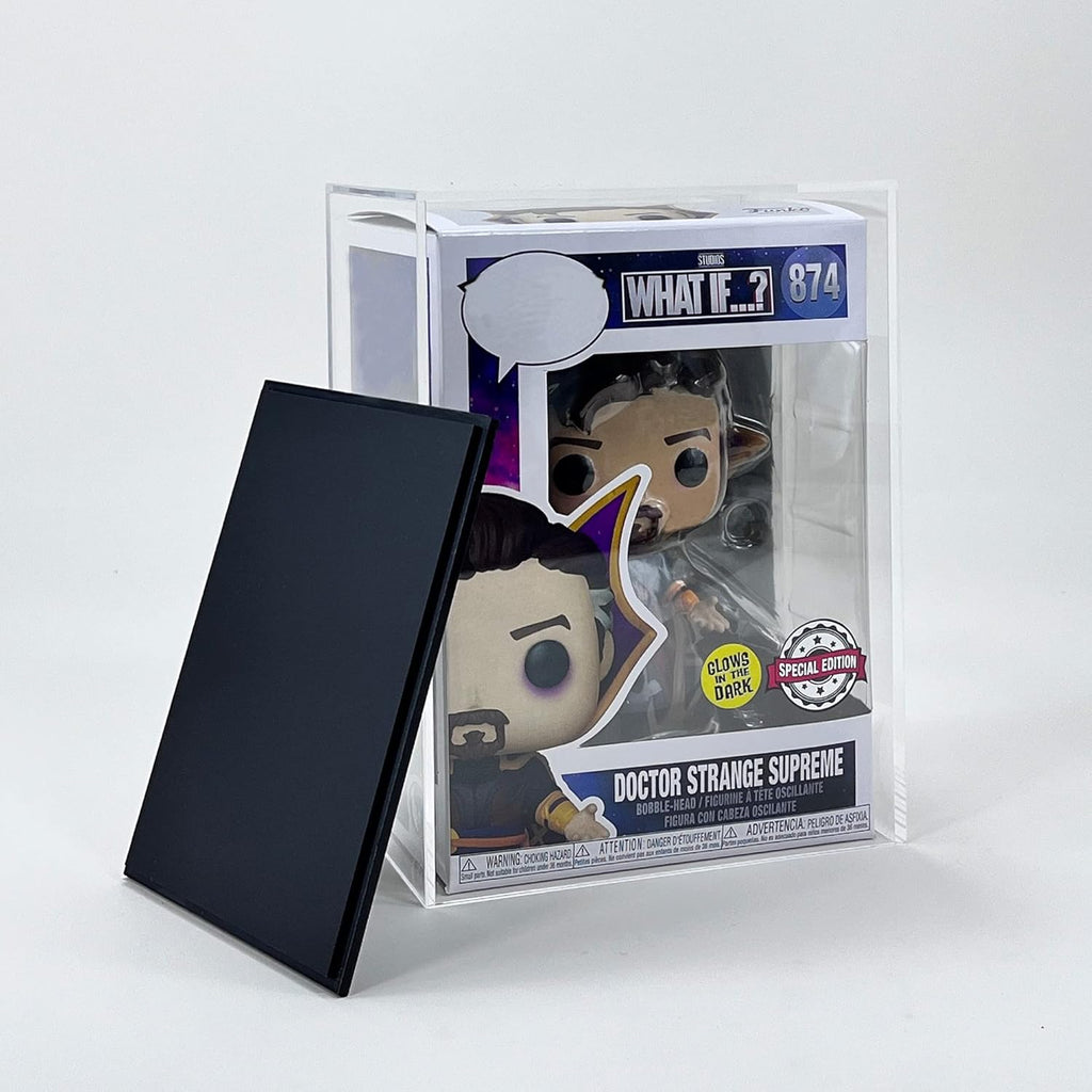 Clear Acrylic Pop Protector Compatible with Funko POP! 4 Inch Figurine, Dustproof Acrylic Display Case for Exclusive Collectible Vinyl Figures