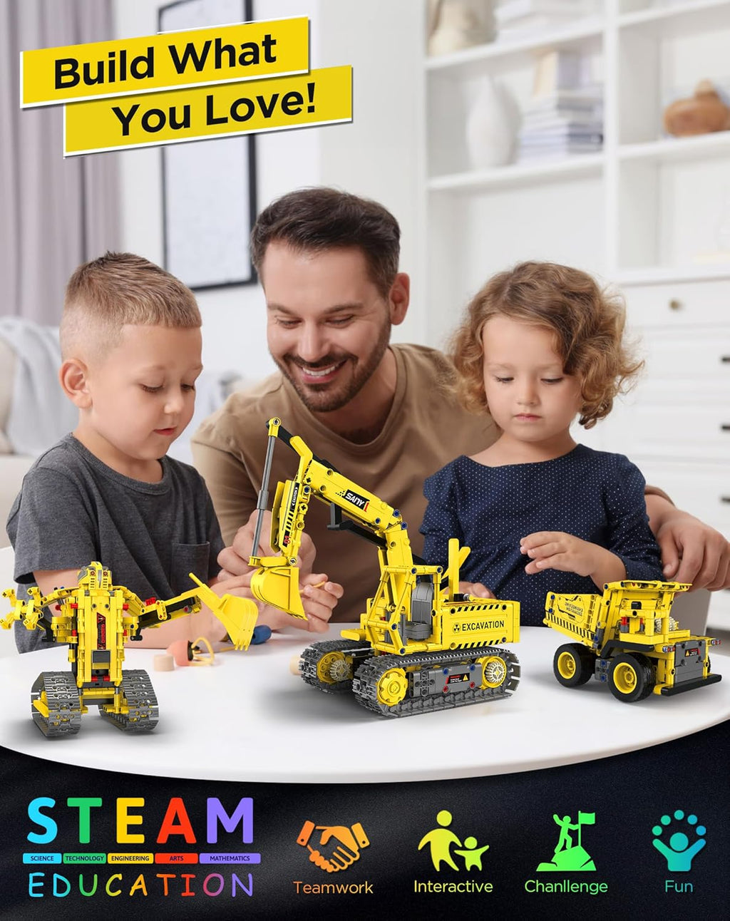 okk STEM Robot Toys for Kids 8-12, 5 in 1 APP & Remote Control Robot Building Kit, DIY Engineering Educational Coding Robotics kit, Programmable Building Toys for Boys Girls