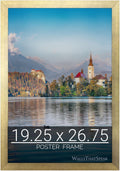 wallsthatspeak 19.25x26.75 Gold Picture Frame for Puzzles Posters Photos or Artwork