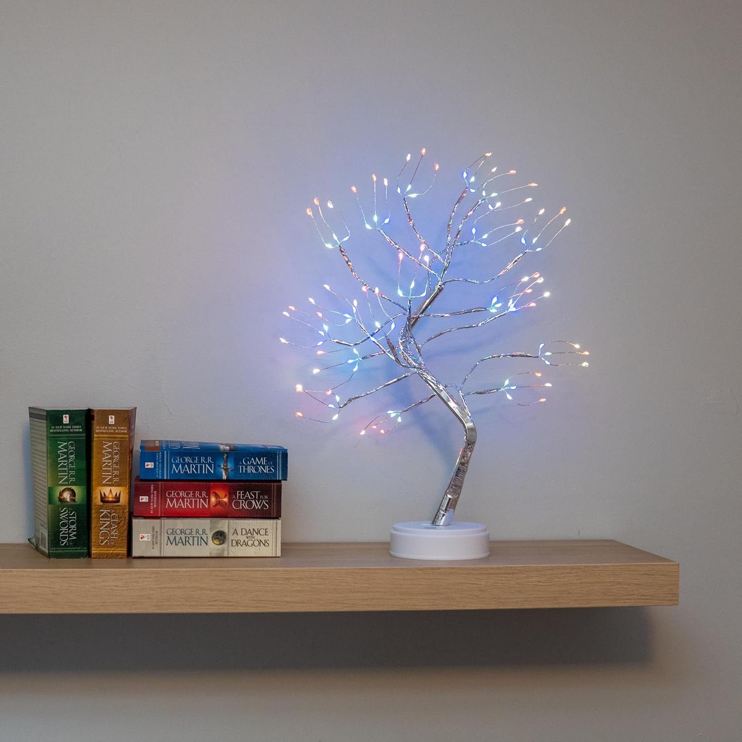 Twinkling Tree Fairy Light Spirit Tree Lamp Bonsai Tree Light, Fairy Light Tree, Cute Room Decor Aesthetic Decor, Cute Night Light Lamp, Twinkle Tree (RGB Lights 108 LED with Remote)