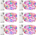 btfarm 6 Pack Fairy Lights Battery Operated with Timer, 10FT 30LED Twinkle Lights Waterproof, Copper Wire Christmas String Lights Battery Powered for Indoor Outdoor Wedding Party Holiday Decorations