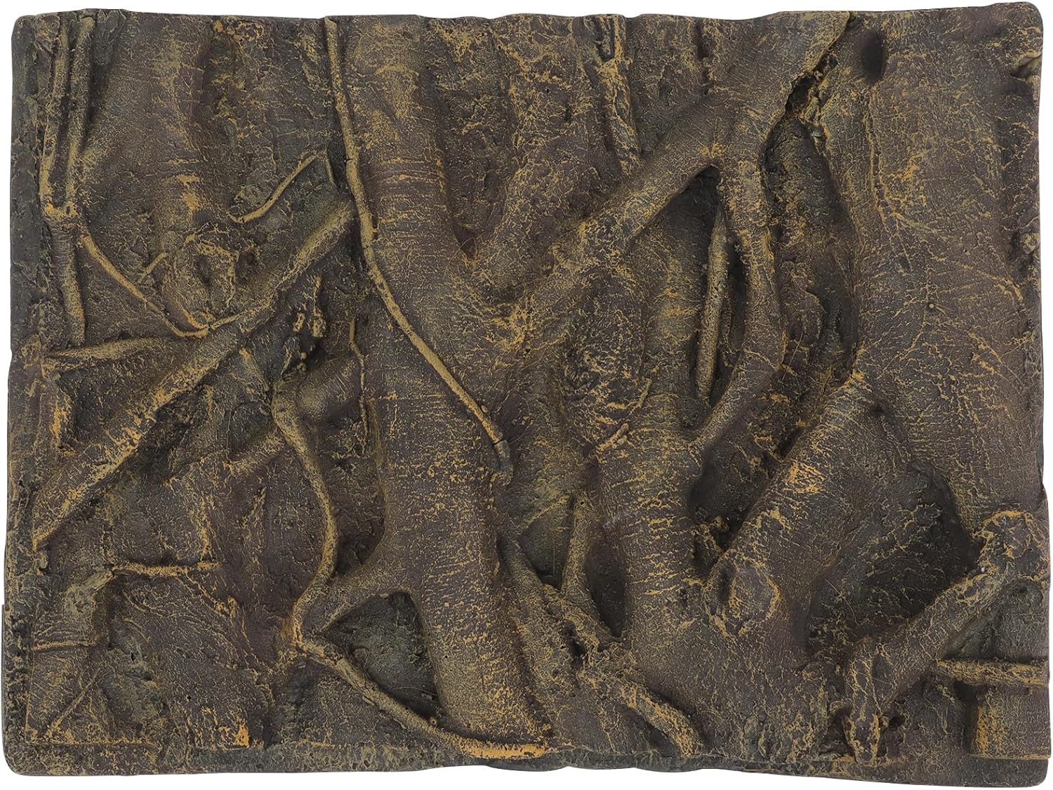 balacoo 3D Foam Rock Reptile Background Aquarium Background Rain Forest Tree Roots Fish Tank Decorations (Brown)