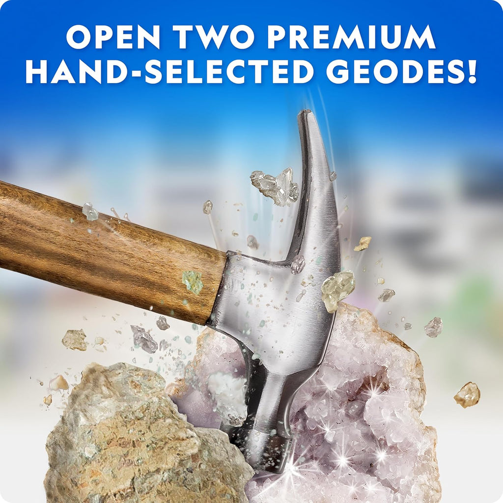 National Geographic Geology Bundle – Including Rock Collection Box for Kids, Crystal Growing Kit, and Gemstone Dig Kit, Real Gemstones and Crystals, Science Kit for Boys and Girls (Amazon Exclusive)