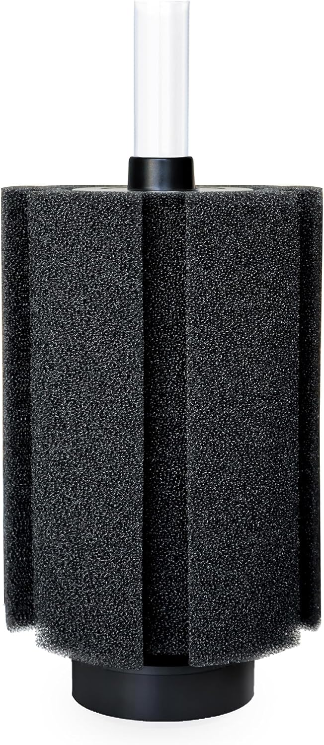 Aquarium Sponge Filter,10 Gallon Bio Sponge Filter with Airstone Breeding Fry Betta Shrimp for Fish Tank 10-30-50 Gallon
