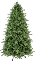 5ft Artificial Christmas Tree with 2231 PE Needles, More Realitic, Unlit Premium Spruce Fake Xmas Trees, Green, Hinged Branches, Foldable Metal Stand