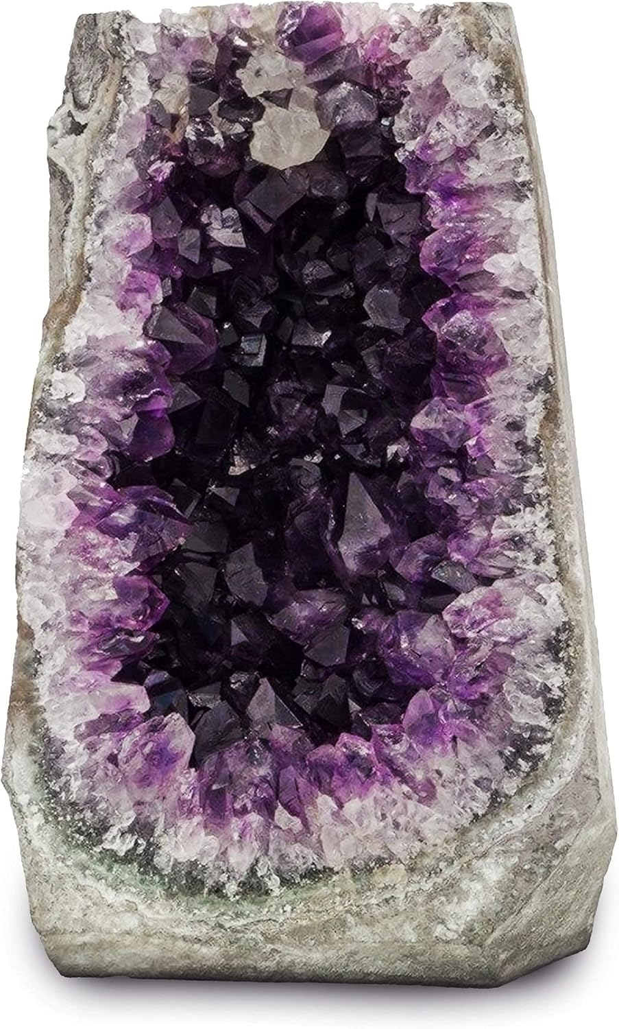 Large Natural Amethyst (5 lb to 6.5 lb) Crystal Clusters Stone from Uruguay Raw Geode Quartz - Deep Purple Color