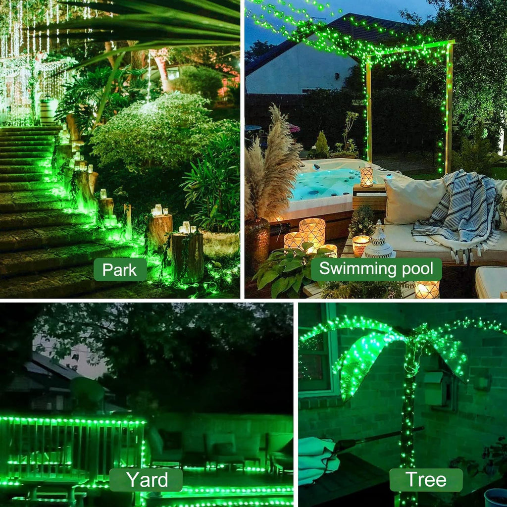 ZNYCYE St.Patrick's Day Fairy String Lights, 8.2Ft 50 LED Fairy Green Lights with Timer, 8 Modes Battery Operated Fairy Lights, 4 Pack Mini Led String Lights for St.Patrick's Decoration(Green)
