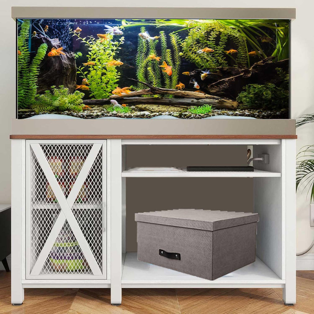 Aquarium Background, River Bed & Lake Tropical Undersea Tree Branch Aquatic Plant Fish Tank Background, 6 EVA Double-Sided Tapes 48x24 inches/120x60