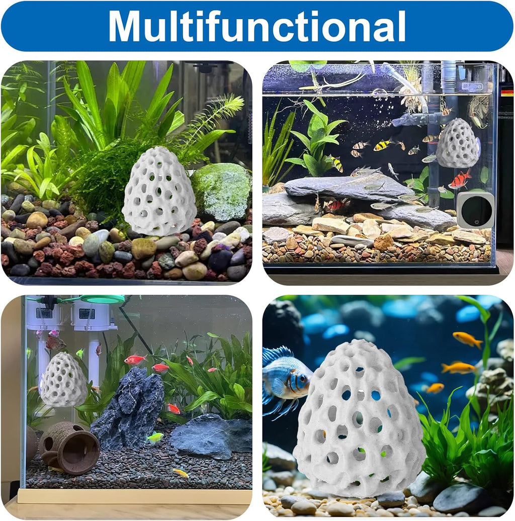 Shrimp Hide Shrimp Hides for Aquarium Betta Habitat Fish Tanks Tunnel with Suction Cup Aquarium Fishes Hideout Ornament Accessories for Small Fish Guppy