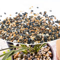 CJGQ 2.4lb 1/2" Pebbles for Plants Potting,Succulents Aquarium Fish Tank Vases-Decorative River Rocks Garden Gravel Stones