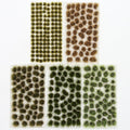 332-Piece 8mm Tall Diorama-Flowers-Grass Point Leaf Miniature Static-Grass for Model-Train-Scener Wargaming-Terrain ，Dioramas & DIY Crafts
