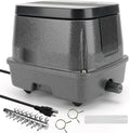 AquaMiracle Linear Air Pump ZP-40/ZP-60/ZP-100/ZP-200 for Pond Aeration, 635/950/1600/4000GPH Septic Air Pump Pond Aerators for Outdoor Ponds, Waste Treatment, Aquarium, Fish Farm, Seafood Restaurant