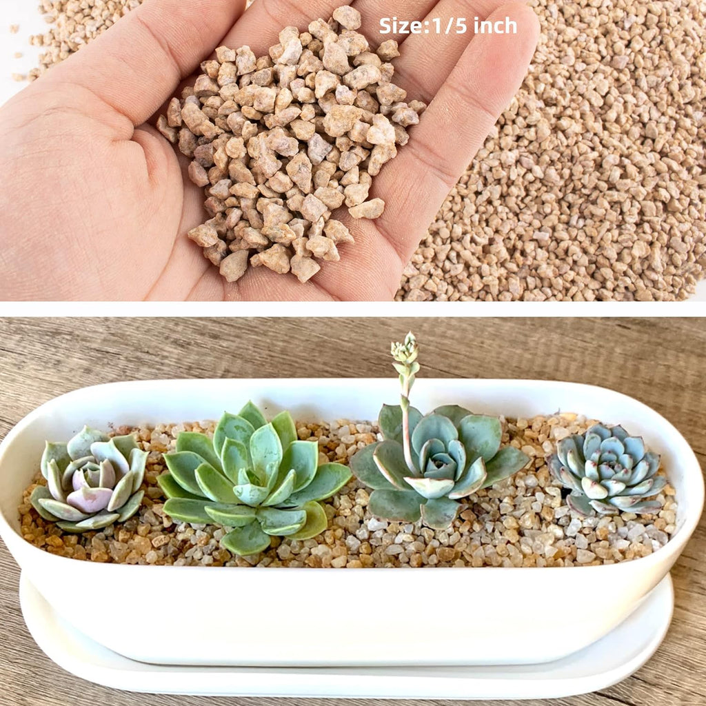 18lb Maifanitum Stones for Succulent Cactus Bonsai Decorative Rocks-Indoor Plants Soil Covers,Horticultural Gravel, Potting Pebbles for Terrarium, Fairy Gardening, Top Dressing