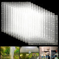 Adjustable Aquarium Fish Tank Divider Filter Bottom Plastic Grid Fish Tank Isolation Board Egg Crate Tray(White, 12pcs 11.8X11.8Inch with 0.35Inch Hole)