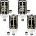4 pack 120W LED Corn Light Bulb(1200W Equivalent ) ,Commercial Grade DayLight 5000K E26/E39 15900LM Medium Mogul Base LED Lamp,Large Area Lights For Outdoor Indoor Garage Warehouse Factory Bay Light