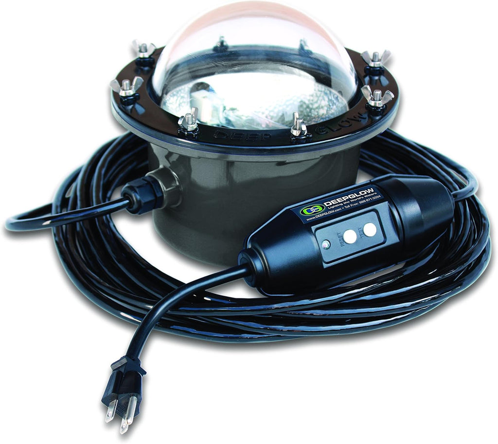 Green Underwater Dock Light - Brightest HID Submersible Light for Enhanced Fishing, Dock Illumination, Nighttime Safety, Easy Installation - Easy Installation