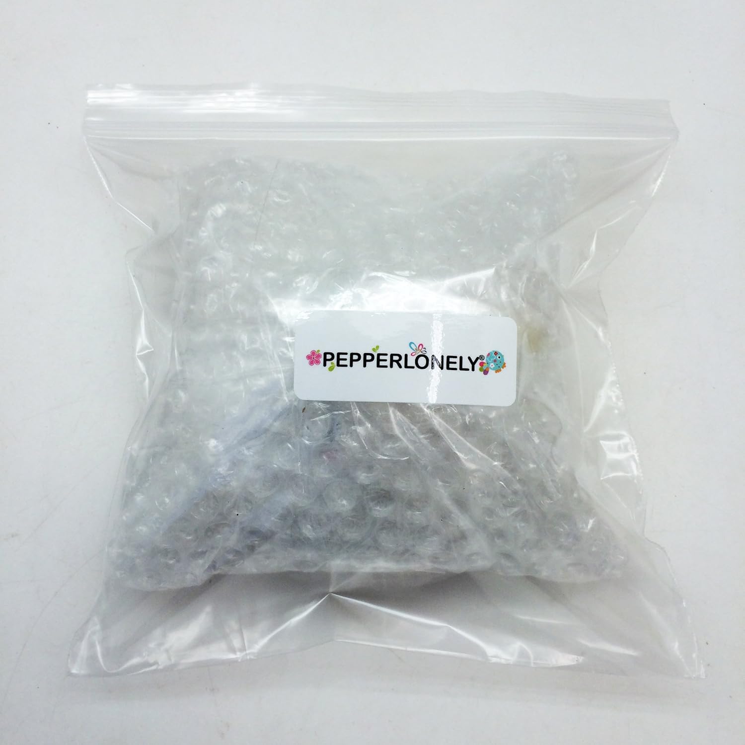 PEPPERLONELY Small White Clam Rose Sea Shells, 8 OZ, 1/3 Inch ~ 3/4 Inch
