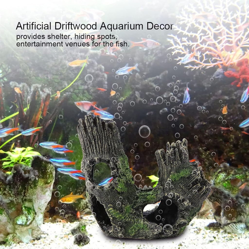 Aquarium Driftwood, Fake Driftwood Aquarium Decorations Aquarium Decor Wood Reptile Driftwood Artificial Driftwood for Aquarium (02)