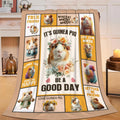 Guinea Pig Throw Blanket Guinea Pig Stuff Gifts for Kids Girls Boys Adults Women Men Soft Cozy Warm Plush Fluffy Fuzzy Fleece Blanket Decor 40''X50''