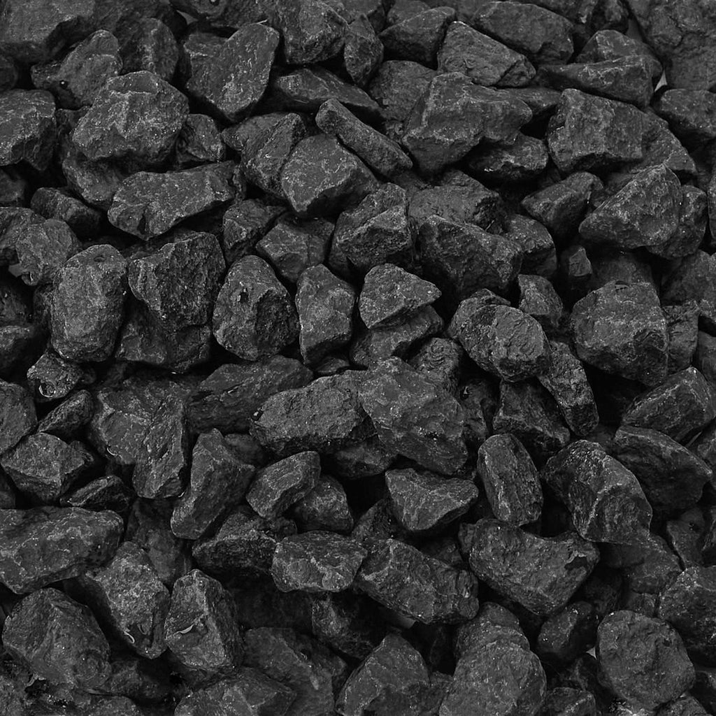 NUPICK 10 Pound Gravel Rocks, 0.5-0.7 Inches Polished Pebbles for Plants, Fish Tank, Clear Vase and More, Natural Black Stones