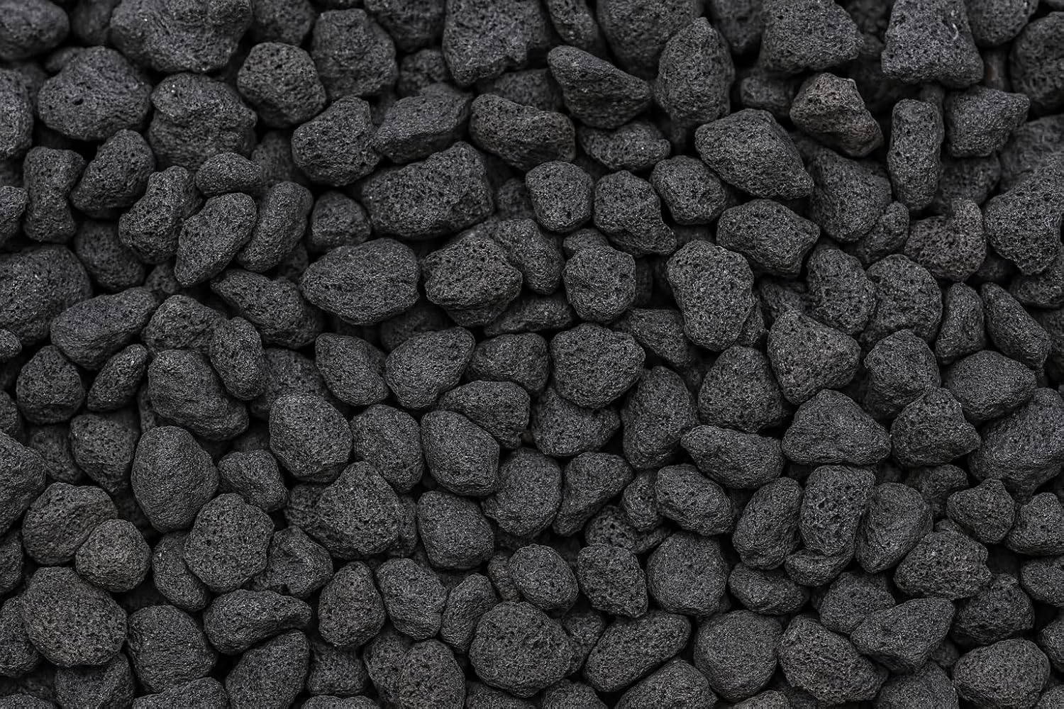 Black Lava Rocks 18-20 Lb | 1/2–3/4 Inch | Natural Volcanic Stones for Landscaping, Pathways, Borders, Mulch, Aquariums, Hydroponics & Zen Gardens | Covers 0.5 Cu Ft