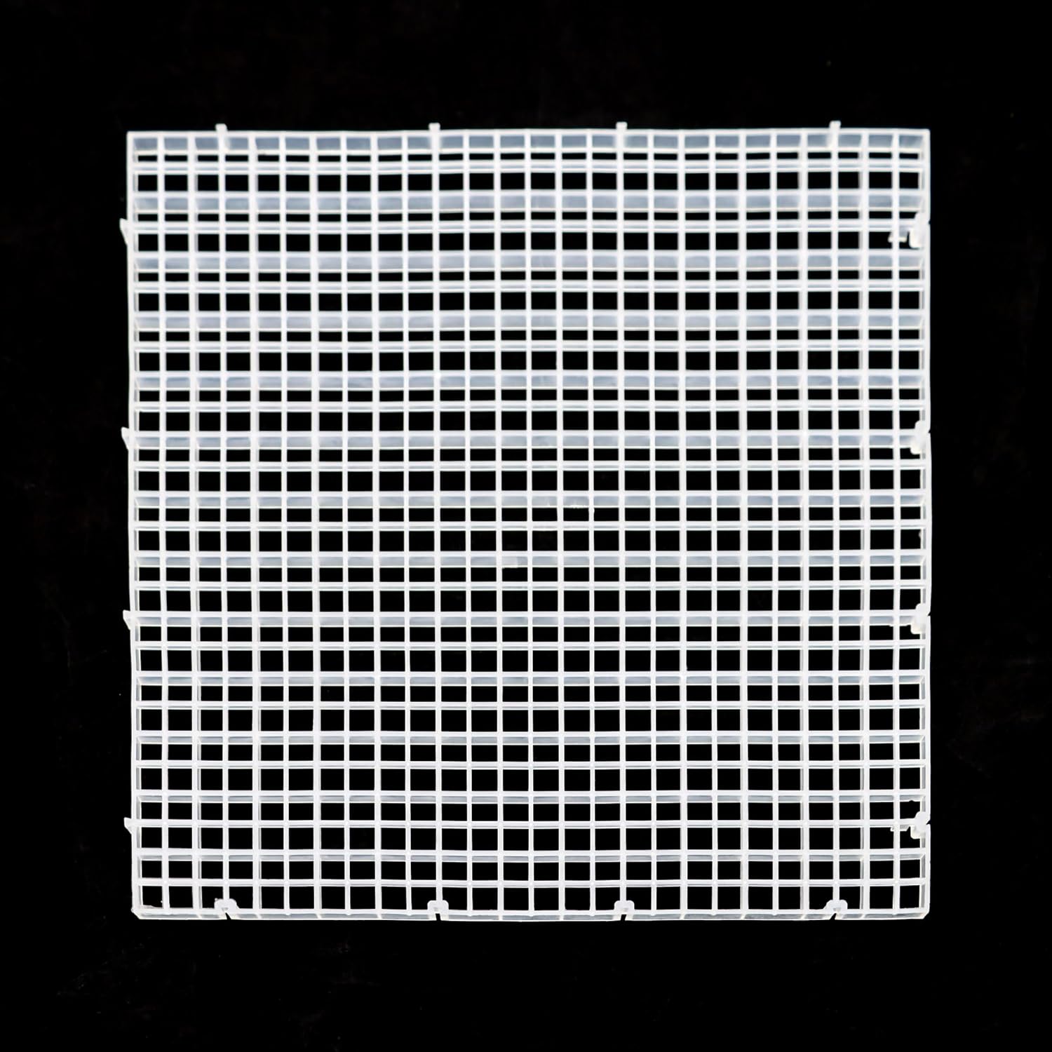 ALEGI 24 Pcs Aquarium Fish Tank Divider Plastic Egg Crate Aquarium Filter Bottom Tray Grid Isolation Board Partition Net Pane Separator (L 24pcs)