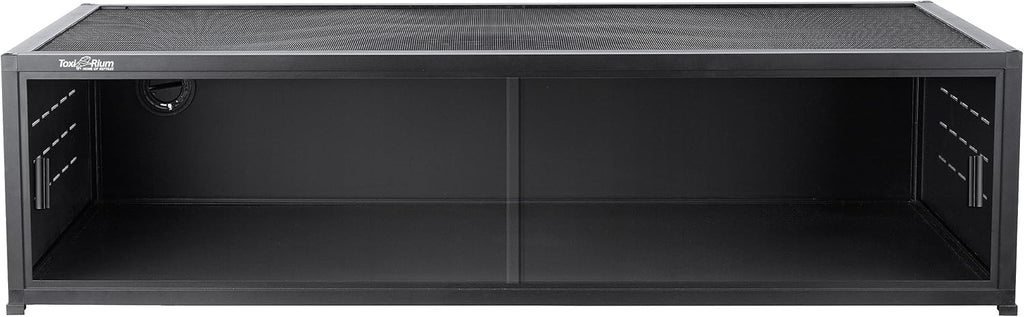 Dual Usage PVC Reptile Enclosure with Acrylic/PVC Door Options - 44x20x12 inch Sliding Door Tank for Bearded Dragon