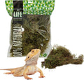 The Habitat Life - Natural Deco Moss - for Reptiles, Amphibians & Invertebrates Terrariums - Humidity Control - Natural Look & Feel - Soft Surface - Dye-Free & Safe - Medium - 1 Pack