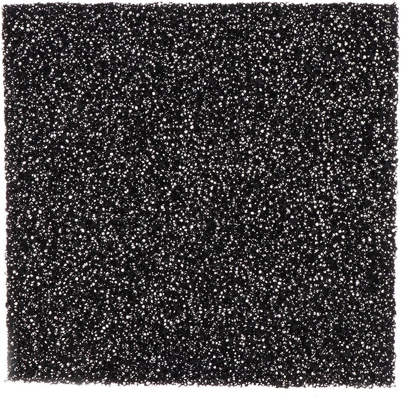 5pcs Aquarium Replacement Media Fish Tank Filter Activated Carbon Sponge Black Foam Pad 5.1x5.1 Inch Accessories Heater Light Thermometers Gravel Sand Decorations Decorations Light Air