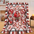 Cardinal Throw Blanket Red Bird Cardinal Stuff Gifts for Kids Girls Boys Adults Women Men Soft Cozy Warm Plush Fluffy Fuzzy Fleece Blanket Christmas Decor 40''X50''
