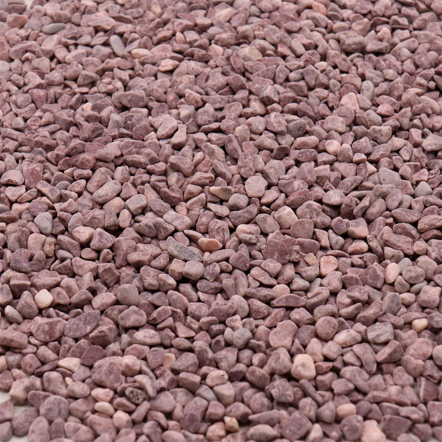 Rocks for Plants.Red Color Decorative Pebbles. 1/5 Inch 2 lbs. for Garden, Landscaping, Indoor, Vase fillers, Crafting, Succulents, pots, Plants (Mini, RED, 2)