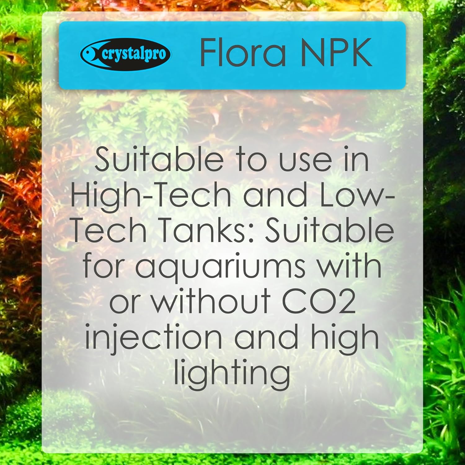 Flora NPK - Liquid Macro Nutrient Fertilizer for Aquarium Plants (Nitrate, Phosphate, Potassium) - Boosts Growth and Color in Freshwater Tanks - Part of The Flora Nutrition Series - 16.9 fl oz