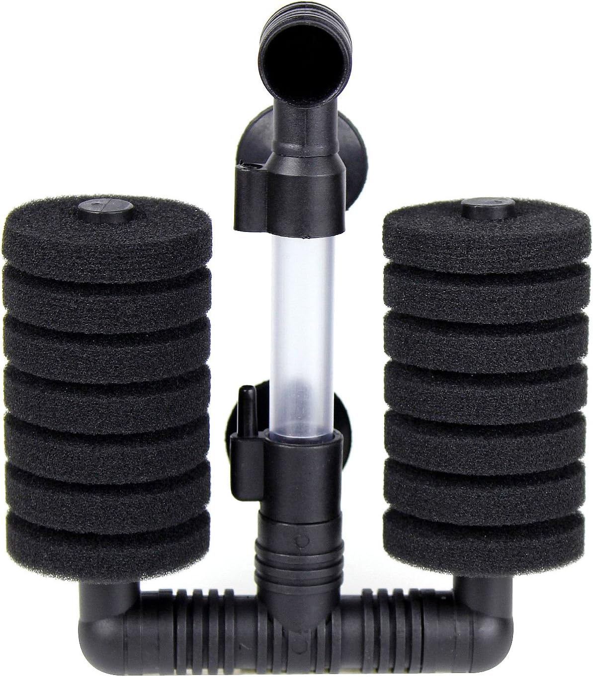 AQUANEAT 4 Pack Double Bio Sponge Filter, for Fry, Betta, Shrimp, Nano, Aquarium Fish Tank