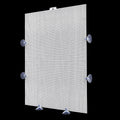 Cuyacili 2 Pack Fish Tank Divider, Plastic Grid Cuttable Grid Plate Fish Separator with 12 Suction Cups DIY Designed Clear Easy to Bent 10 * 13in