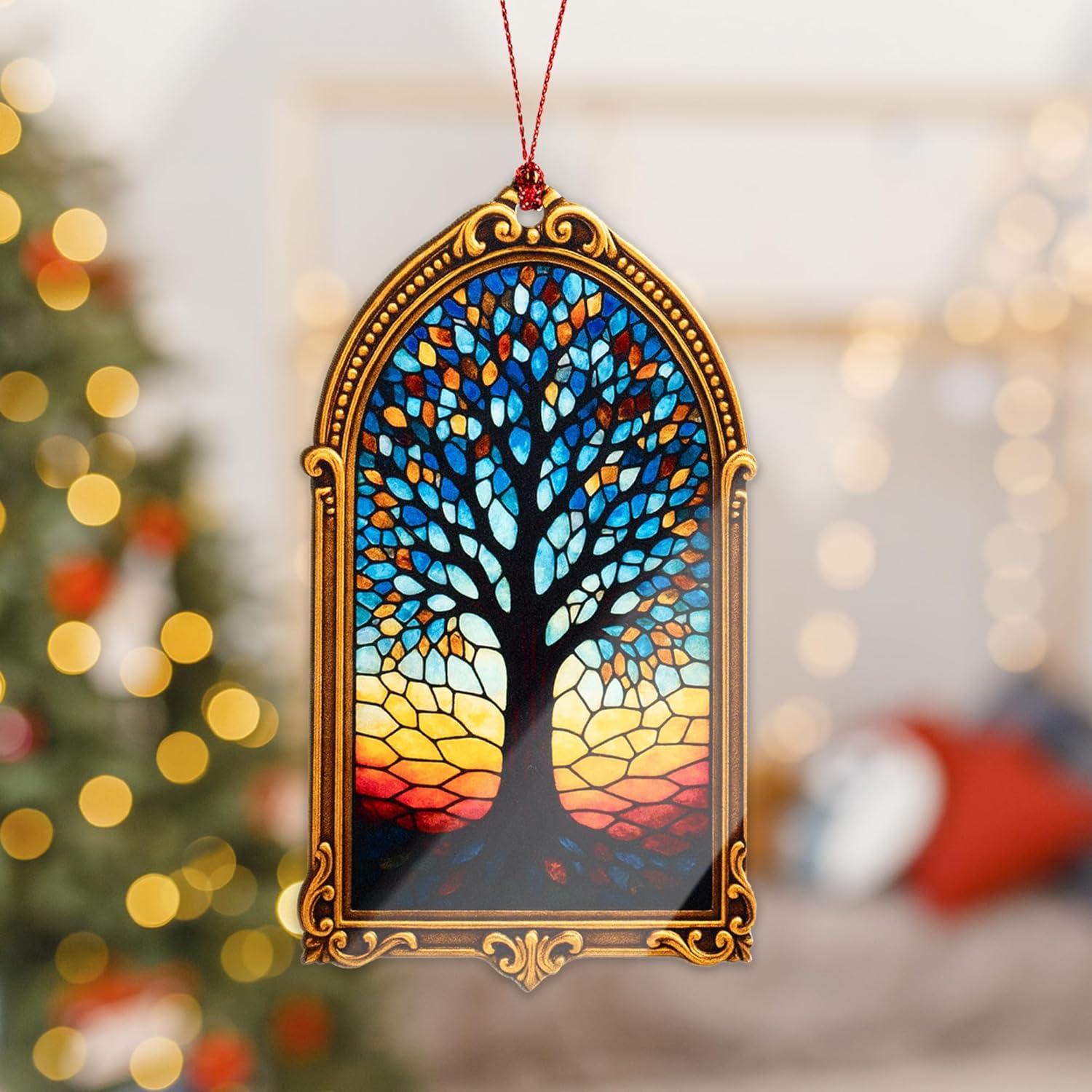 Tree of Life - 2025 Christmas Ornaments - Xmas Ornament for Tree - Vintange Christmas - Acrylic Christmas Ornaments - Christmas Ornament 2025 - White Elephant Gifts - Xmas Tree Funny Decoration