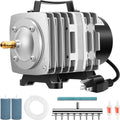 VIVOSUN Air Pump Kit, with 40 W 1110 GPH Commercial Air Pump, 8-Way Splitter, 2 Pcs Air Stones, 25 ft Air Tubing, 2 Pcs Check Valves, for Aquarium, Fish Tank & Hydroponics