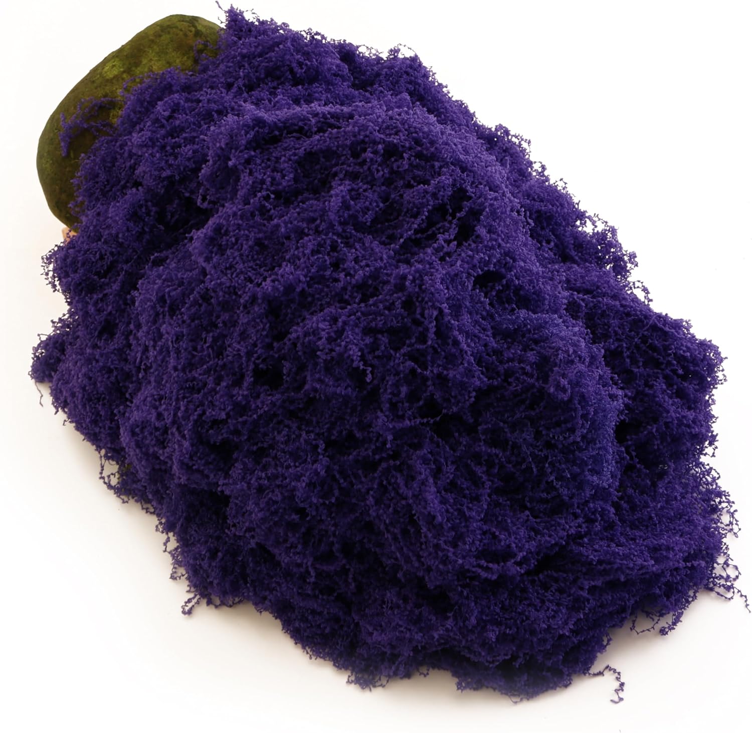 Caiyjhao Lifelike Green Artificial Moss, Suitable for Potted Plants, DIY Crafts, Fairy Garden, Flower Wall, Christmas, Glass Fish Tank Decoration (deep Purple 3.5OZ)