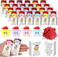 Wettarn 24 Sets Christmas Party Favors Star Stress Balls with Merry Christmas Boxes Bulk Appreciation Gifts for Employee Coworker Friends Office School Relief Toys Stocking Stuffers
