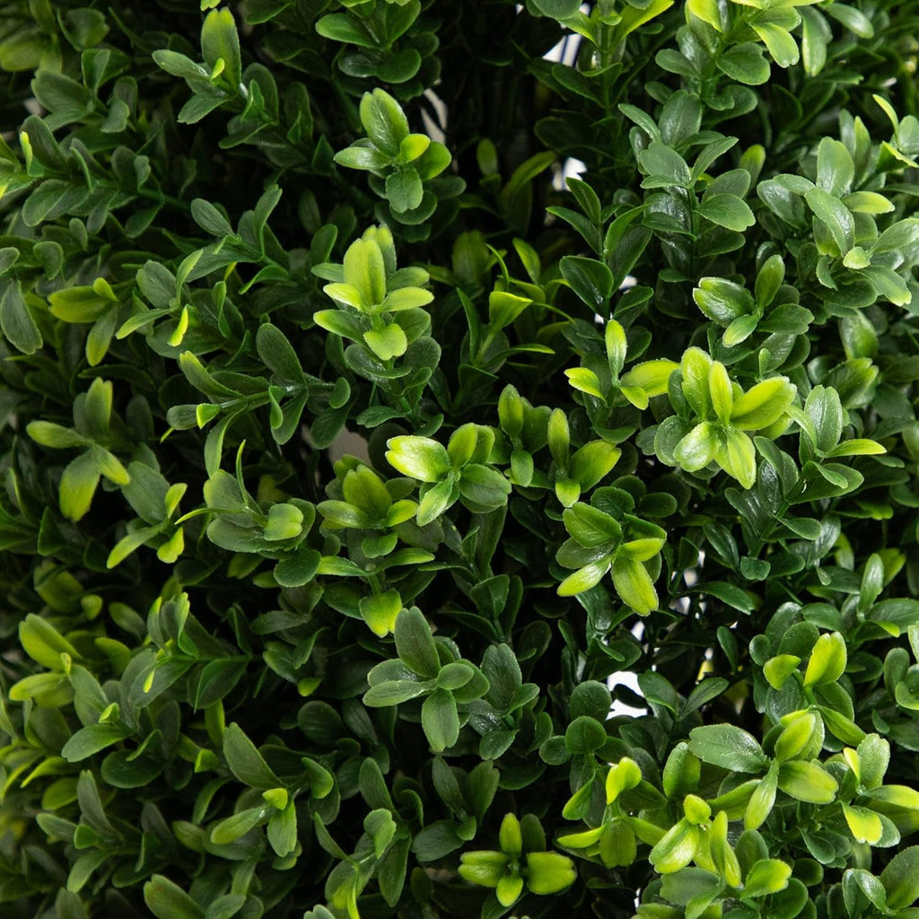 Nearly Natural 4ft UV Resistant Artificial Boxwood Plant with Integrated Ground Stake - Set of 2