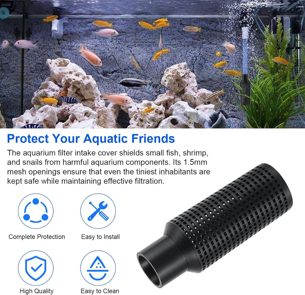 Aquarium Filter Intake Guard Replacement for Flu-val 306/307/406/407, Fish Tank Canister Filters Cover Protect Aquatic Life, Aquarium Intake Filter - 1 Pack
