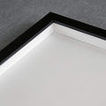 10x55 Shadow Box Frame Black | 1 Inch Deep Solid Wood Shadowbox Display Frame | UV Resistant Acrylic Plexiglass, Acid Free Backing, and Hanging Hardware | Dugan Picture Frame Style