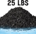 Timgle Bulk Water Air Filter Activated Charcoal Coconut Hull Granular Activated Carbon 10-18 Mesh Water Distiller Charcoal Filters Media for Filtration(25 Lbs)