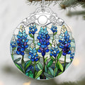 Texas Bluebonnet Christmas Ornaments: Christmas Tree Ornaments, Holiday Decor for Flower Lover, Texas State Flower-Themed, Stocking Stuffers, Gift Ideas, Xmas Gifts & Gifts for Mom, Grandma