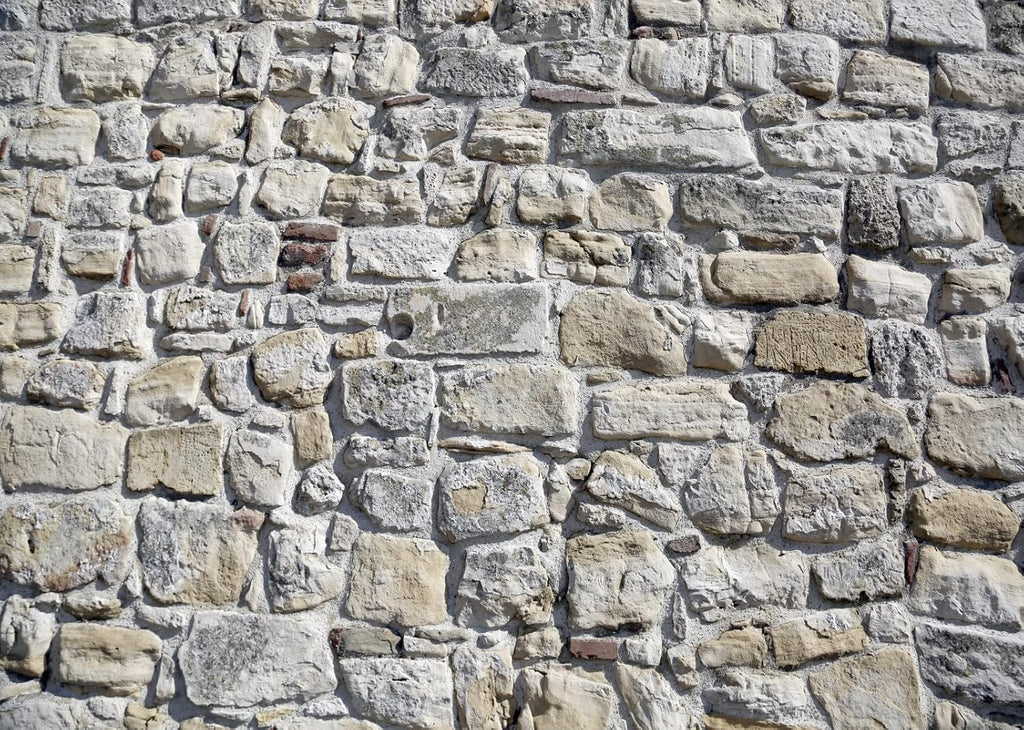 BELECO Vintage Brick Stone Wall Backdrop - 12x10ft Fabric Ancient Rock Wall Textured Background for Photography, Studio Booth, Party Decorations
