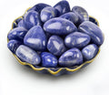 Polished Stone Set Blue Aventurine Crystals, 0.8" Handpicked Tumbled Gemstones Rocks, Pebbles for Reiki, Chakra, Healing, Home Decor